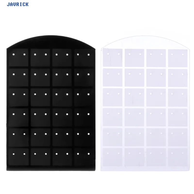 

JAVRICK Earrings Ear Studs Display Rack Stand Jewelry Organizer Holder Showcase 48 Holes
