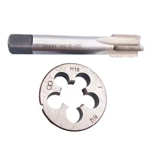Jeu de tarauds et filières, filetage métrique, Machine M3 M6 M8 M10 M12 M14 M16 M18 M20, 2 pièces 