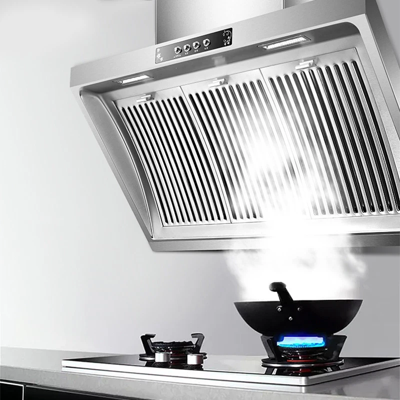 Campana extractora colgante de Panel de acero inoxidable 304, campana doméstica, CXW 268 F de succión lateral de 900mm para suministros de cocina|Campanas de - AliExpress