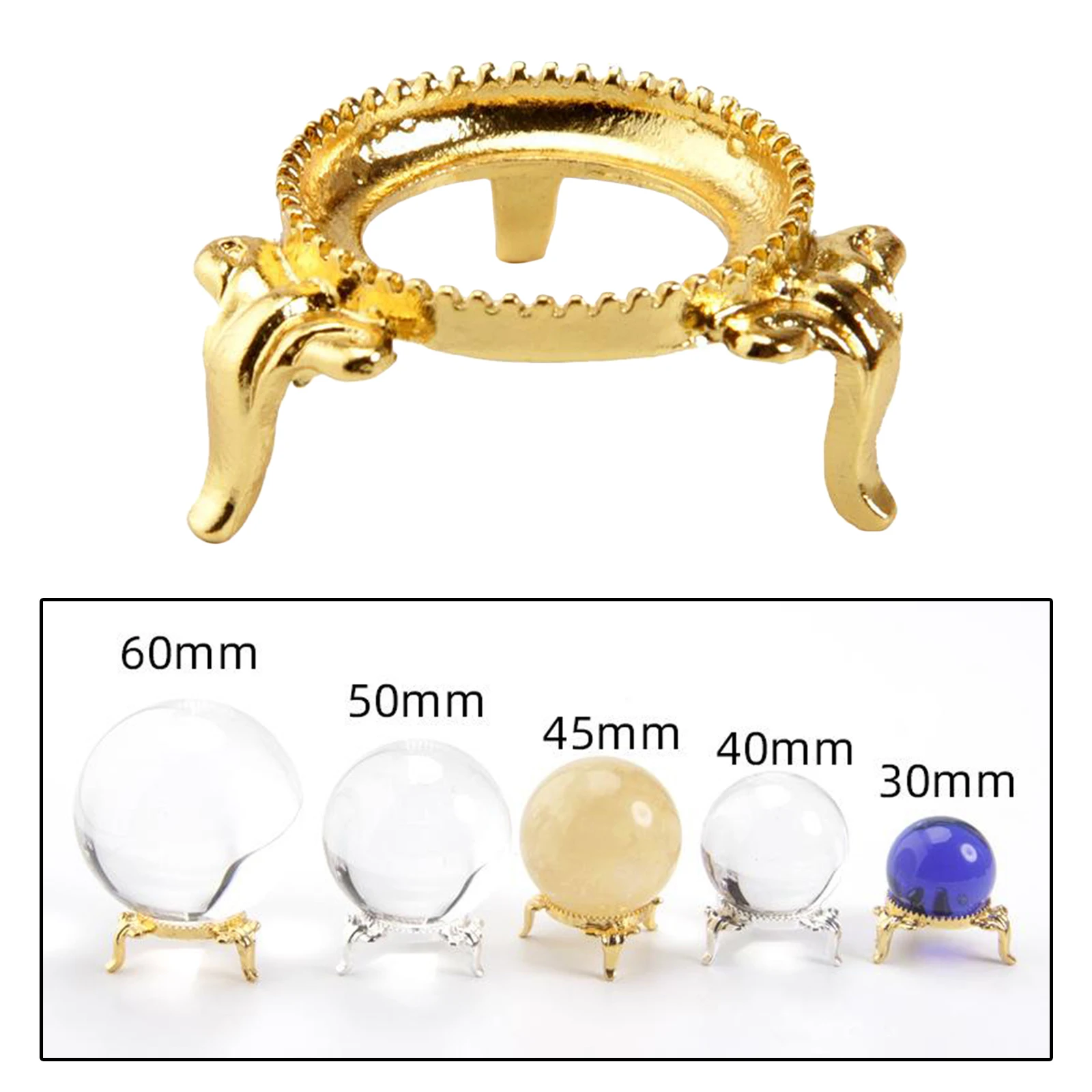 1pc Tripod Display Stand/Holder For Crystal Ball/Sphere/Eggs/Stones/Minerals 