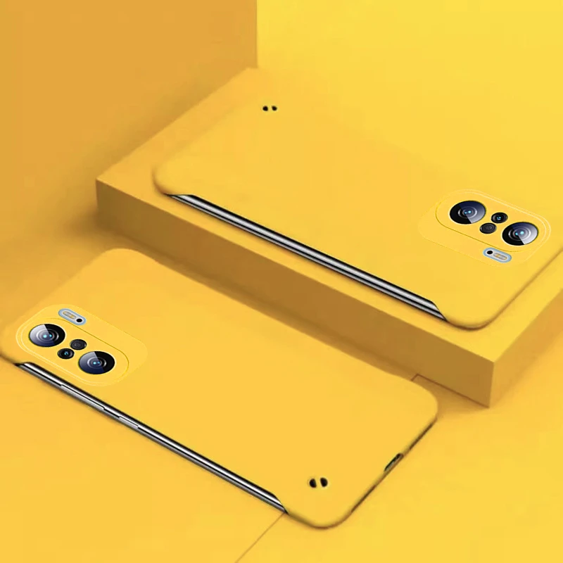 Für Xiaomi POCO F3 Hülle Matte rahmenlose harte PC-Abdeckung für Mi 11T 10T 11 Lite Redmi Note 9t pro 10s 10 9 9s 8 Pro Max Sho_voghion.com