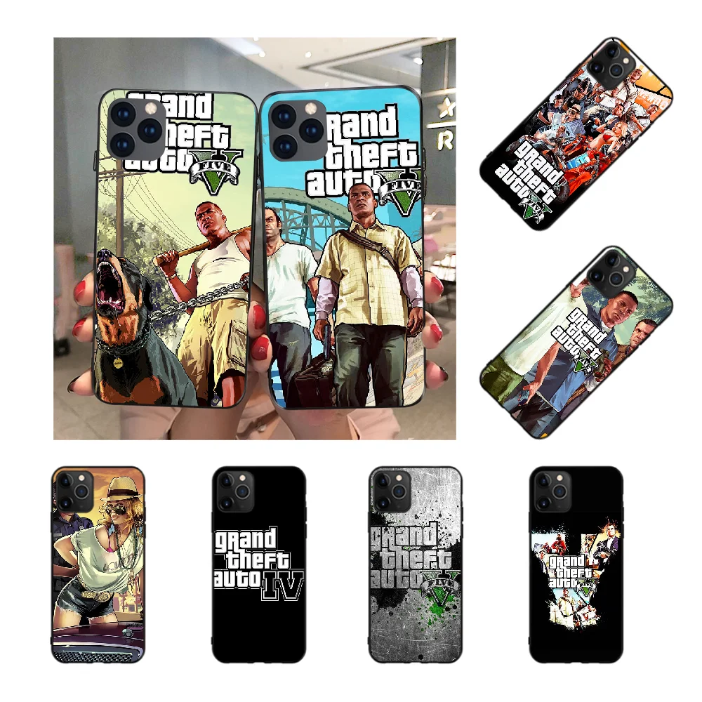 NBDRUICAI Grand Theft Auto чехол для телефона iPhone 11 pro XS MAX 8 7 6 6S Plus X 5S SE XR чехол|Бамперы| |