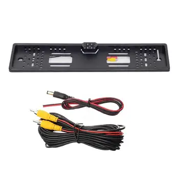

High Quality Auto EU Parking Car License Plate Frame Led Vision Car HD Rear Rear Light View Camera With Night 4 Camera Reve W2Q2