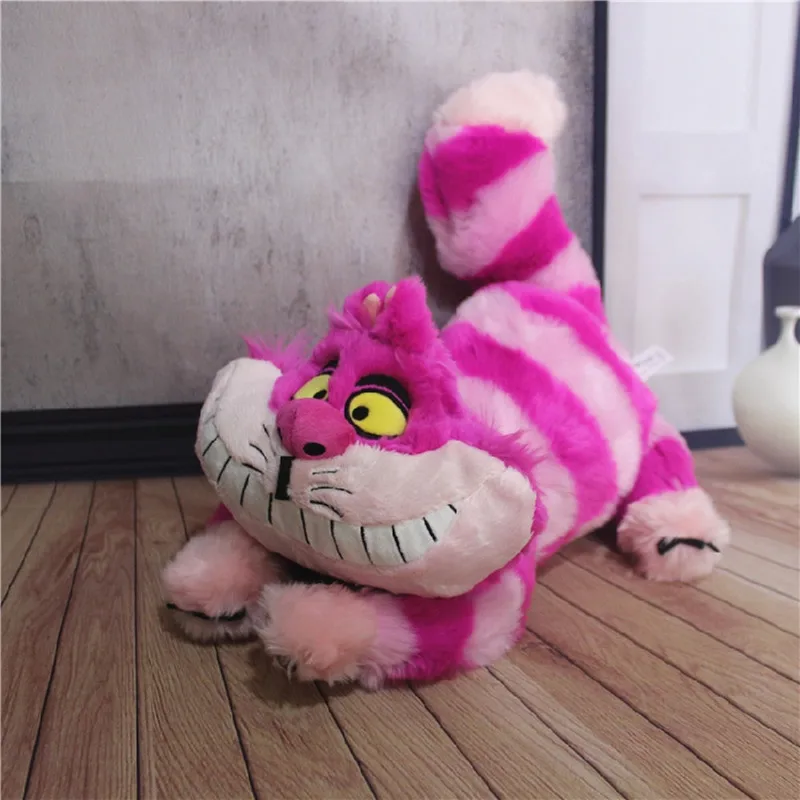 Alice in Wonderland Cheshire Cat plush Soft Stuffed Animal Toy Doll 15.8" Gift 