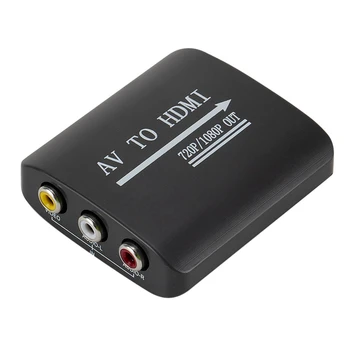 

RCA To HDMI 1080P 720P Mini Composite CVBS AV Video o Converter Adapter