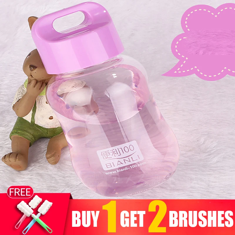 Bpa Free Kids Children Cute Sports My Bottles mini water bottle 270ml 200ML Plastic Portable School Mini Water Drinking Bottles