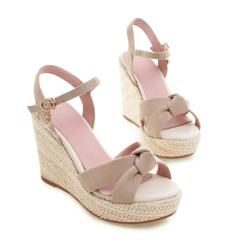 Big Size 9 10 11 12 wedges shoes for women sandals women shoeswoman ladies summer Butterfly