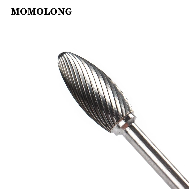 Carbide Alloy Rotary File Tool H Type Head Tungsten Point Burr Die Grinder Abrasive Tool Drill