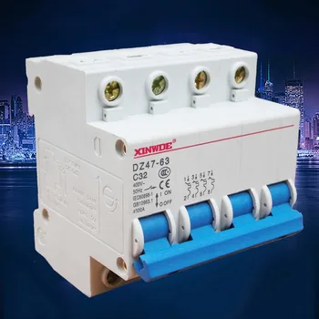 

DZ47-63 4P MINI Circuit Breaker moulded case Household Short circuit protection BreakerAir Switch Small disyuntor 1A 16A 1 PCS