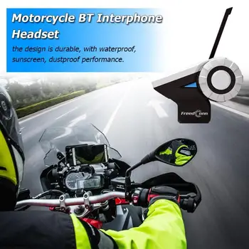 

Hot Sale Motorcycle Helmet Intercom FreedConn T-Rex Motorcycle Helmet Headset Wireless Bluetooth 8 Riders Intercoms
