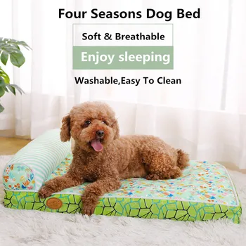 

All Seasons Large Dog Bed Sleeper Sofa Dog Cat Pet Cushion For Big Dogs Cat Nest Puppy Mat Kennel Square Pillow Pet House S-XL