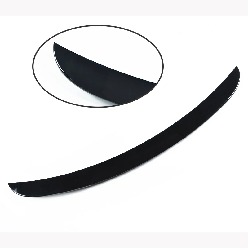 Черный For Mazda 6 M6 Atenza- New Carbon fiber ABS Rear Trunk Spoiler Lip Wing car styling accessories - Цвет: Черный