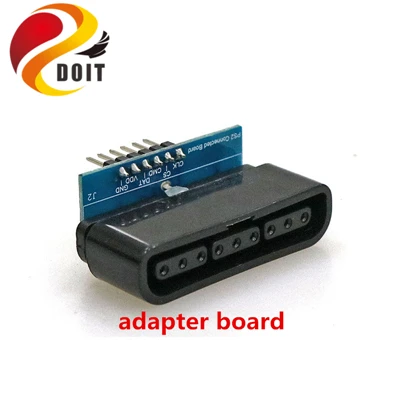 Adapter board SZDOIT PS2 беспроводная ручка дистанционного управления Комплект приемника адаптер доска RC робот/Танк детали шасси для Arduino - Цвет: Adapter board
