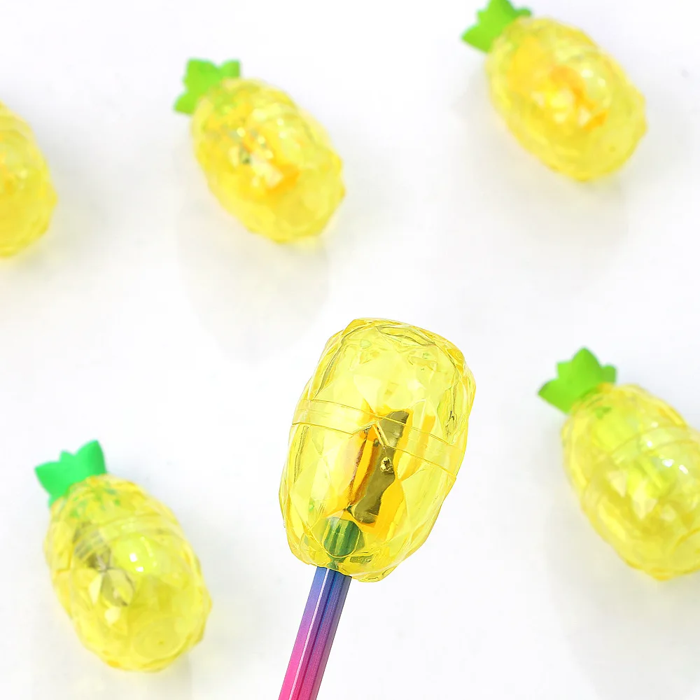 1 шт. милые точилки для карандашей креативные Фрукты Ананас пластиковые с