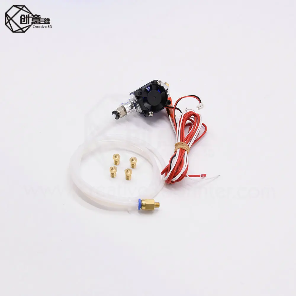 Экструзионная головка j-головка Hotend металлические аксессуары для 3d принтера комплект соплов E3DV6 версия Экструзионная головка V5 обновленная печатающая головка