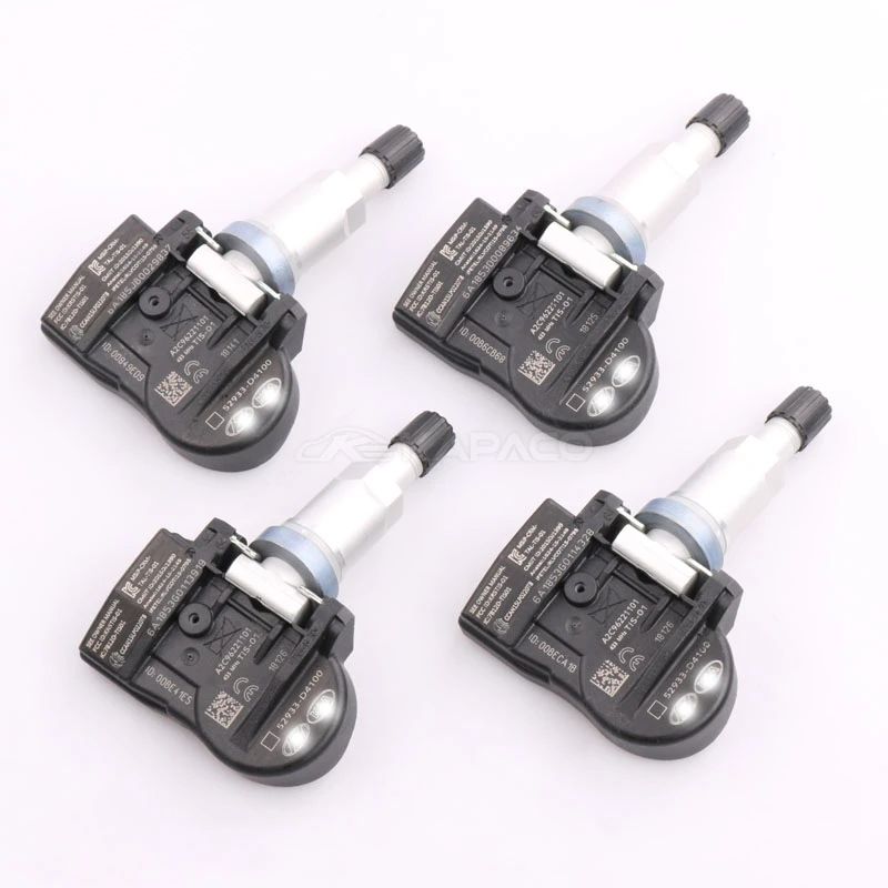 

4x TPMS датчик давления в шинах монитор системы 52933 D4100 52933 F2000 для NIRO GRANDEUR KIA OPTIMA Genesis G90 hyundai ELANTRA I30