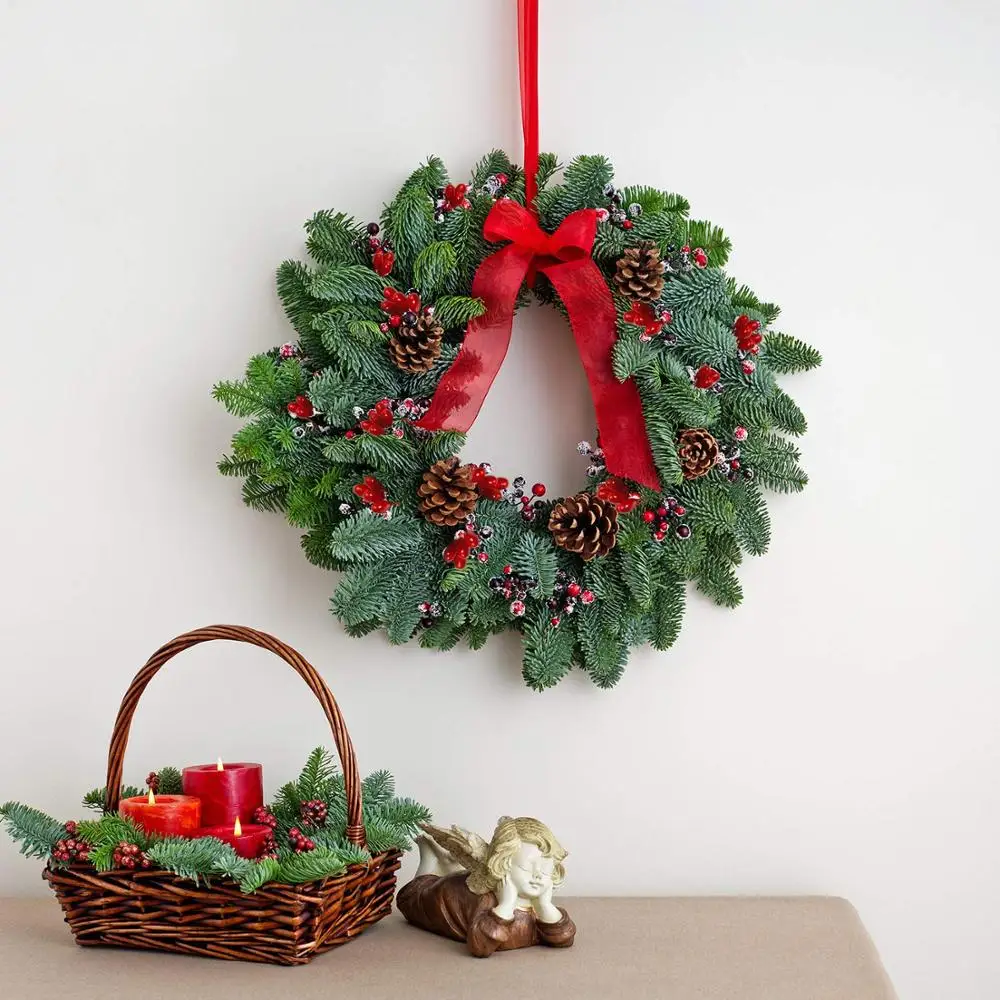 

20pcs Artificial Pine Picks Small Artificial Pine Tree DIY for Christmas Flower Arrangements Wreaths and Holiday Decorations