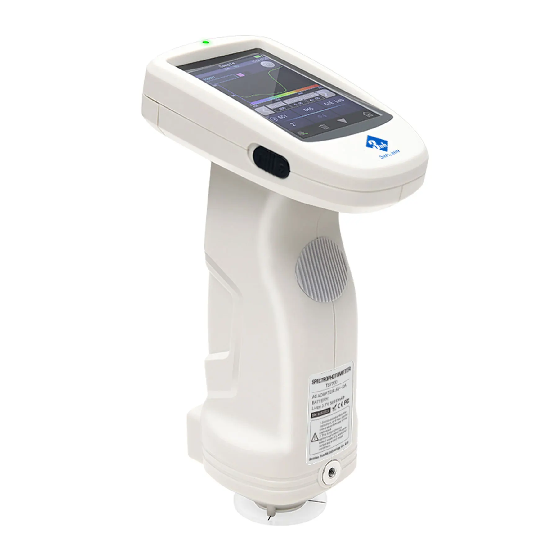 TS7700 Grating Spectrophotometer 8mm & 4mm Switchable aperture 3.5-inch Touch Screen TFT color LCD 2