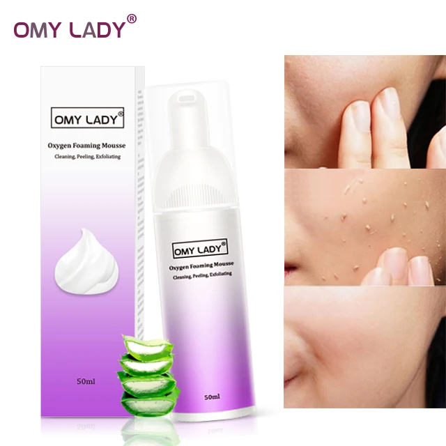 

OMYLADY Exfoliating mousse Foaming Exfoliate aged cutin dead skin Deep cleansing Remove blackheads and acne Shrink pores