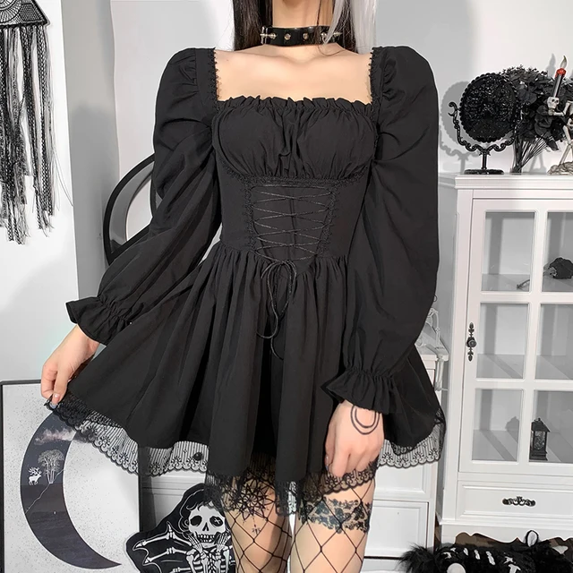 Gothic Lolita Black Dress 2