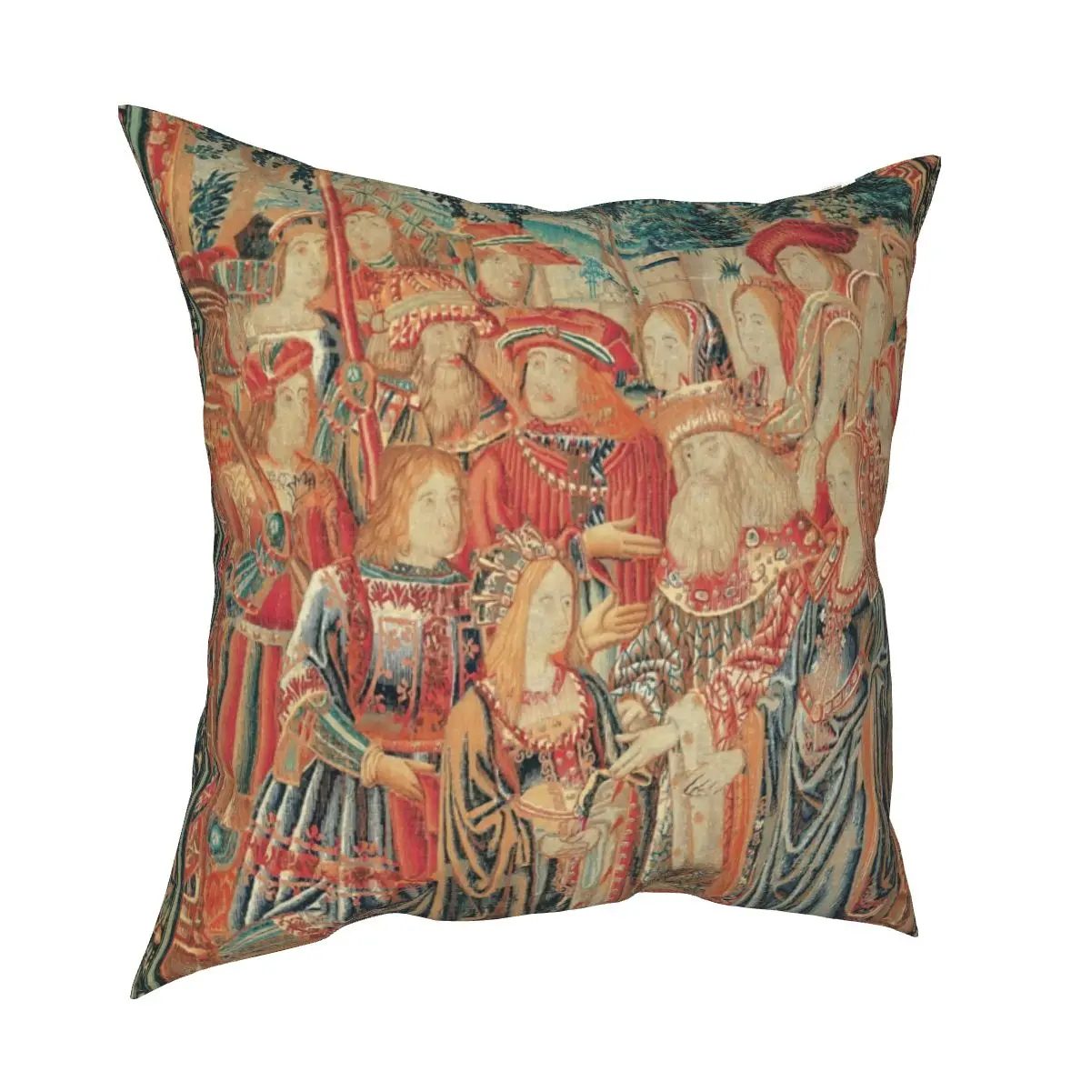 

Brussels Manufactory Pillowcases Bed Car Vintage Aubusson French Antique Bohemia Cushion Cover Throw Pillow Case 40*40cm
