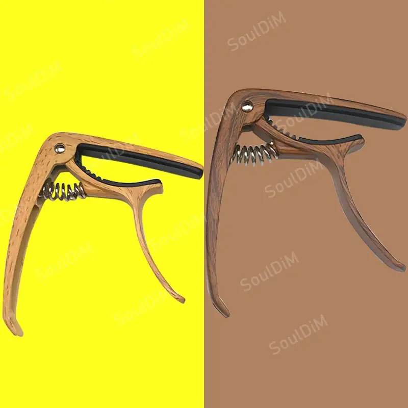 Guitar Capo with Bridge Pin Puller Remover for Acoustic Electric Bass Ukulele Mandolin Capotraste Violao | Спорт и развлечения