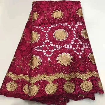 

2020 Top sale High Quality Swiss Voile Lace In Switzerland 5Yards Afrian Lace Fabric For Bridal Materials Nigerin Lace Fabric
