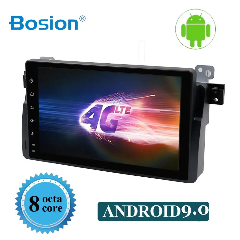 

Bosion 9 inch Octa 8 Core 2 din Android 9.0 Car DVD gps player For BMW E46 Radio Multimedia E46 Car wifi BT optional 3G/4G DAB+