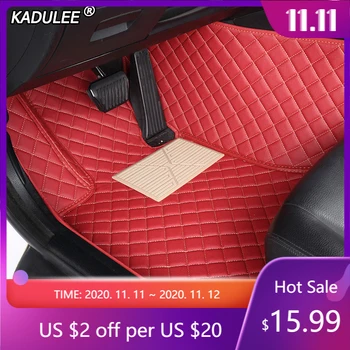 

KADULEE Custom fit Car floor mats for Foton U201 Ix7 V5 Im8 Im6 V3 Ix5 Tunland Midi For QOROS 3/5 car floor mats