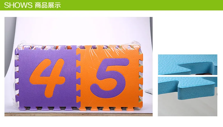 Week Eight Cartoon with Numbers Lettered Baby Creeping Mat Jigsaw Puzzle Thick Infant Child Climbing Pad Joint Foam Floor Pad