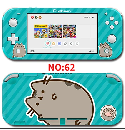 62Skins Защитная крышка наклейка виниловая кожа Наклейка для nintendo switch lite консоль Xenoblade 2/one piece стикер - Цвет: 62Skins