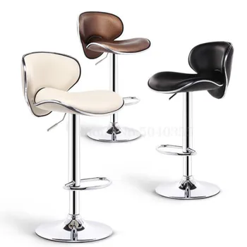 

European luxury bar chair lift chair front bar stool modern minimalist bar chair bar stool high back stool