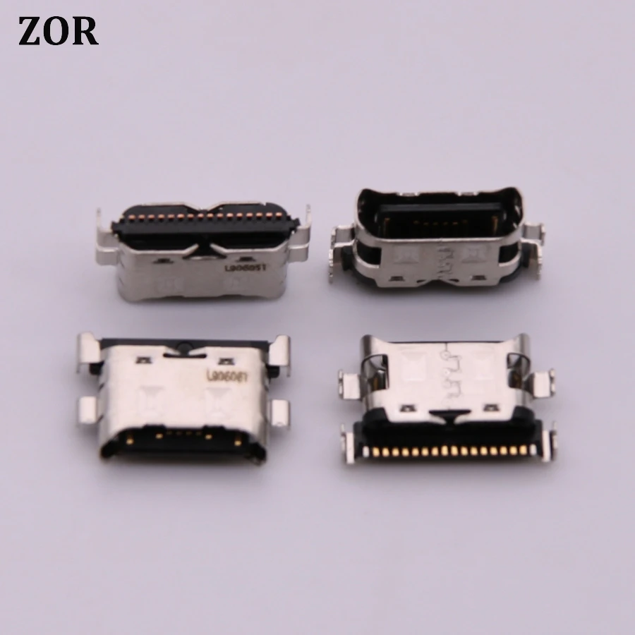 

100pcs For Samsung Galaxy A40 SM-A405 A405F Micro USB Charging Charger Connector socket port repair parts replacement