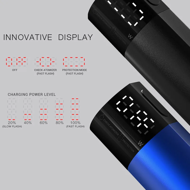 Vaptio VEX100 Vape Mod питается от 21700/20700/18650 батарея бокс мод для электронных сигарет