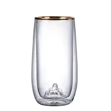 Высокое качество двойной слой Стекло Чай чашки прозрачный термостойкий Чай Кофе кружка