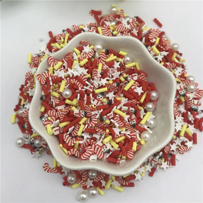 20 г рождественский пингвин Снежинка микс для поделок из смолы аксессуары ногтей