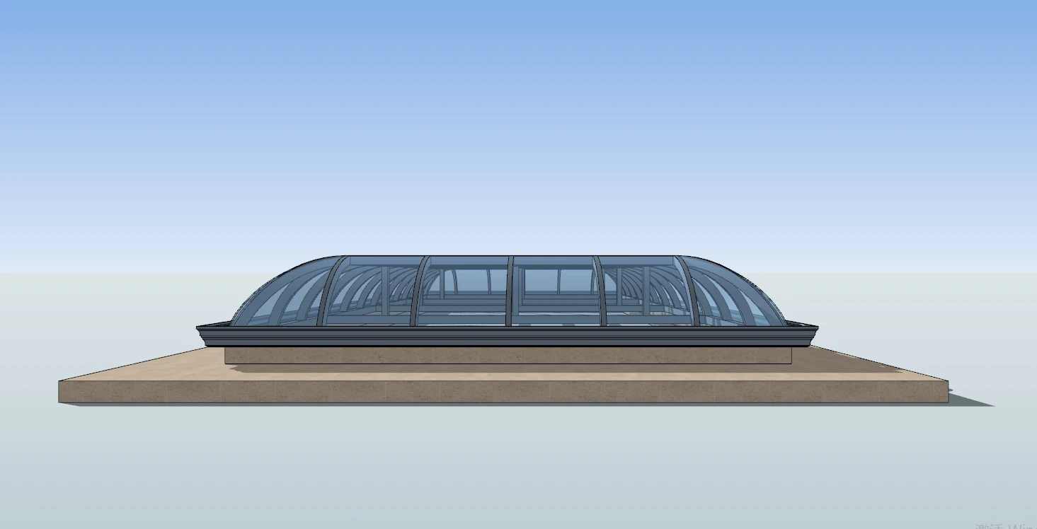 Prefabricated Dome Space Frame Roof Grid Structure Roof
