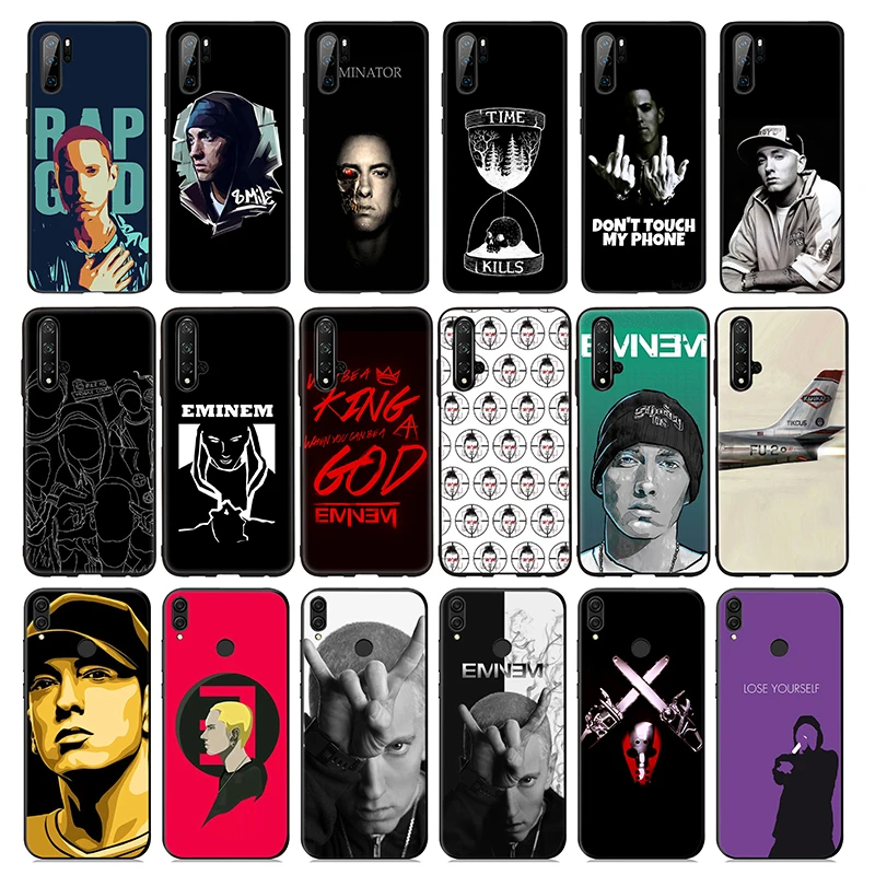 Eminem 8 Mile Soft Silicone Case for Huawei Mate 30 20 10 Lite Pro Honor Nova 3 3i 4 5i |