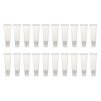 

10/20Pcs 8ml Soft Empty Lip Gloss Tube Lip Balm Lipstick Container Tube Clear Cosmetic Squeeze Container