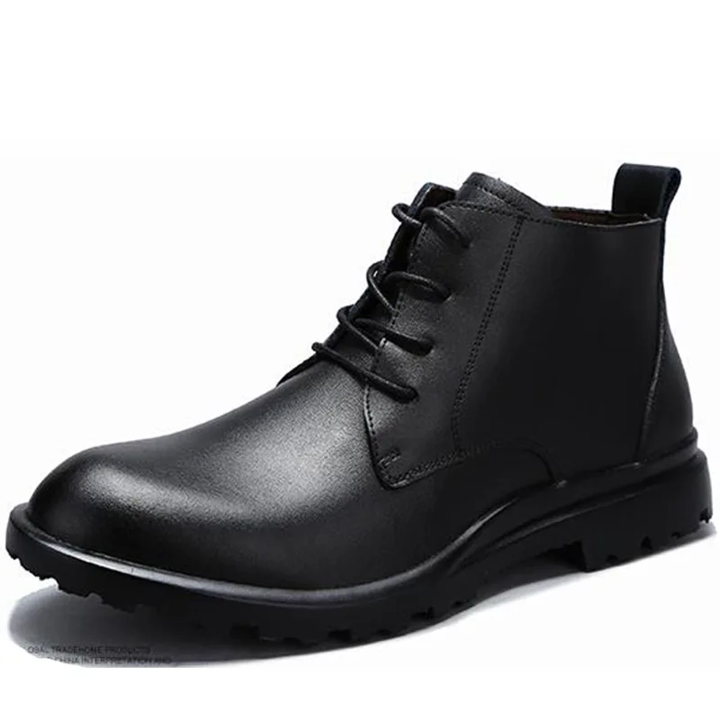 

Large Size Autumn And Winter New Style Cowhide Martin Boots Men's Boot Leather Boot Full-grain Leather Hight-top MEN'S Shoes Boo