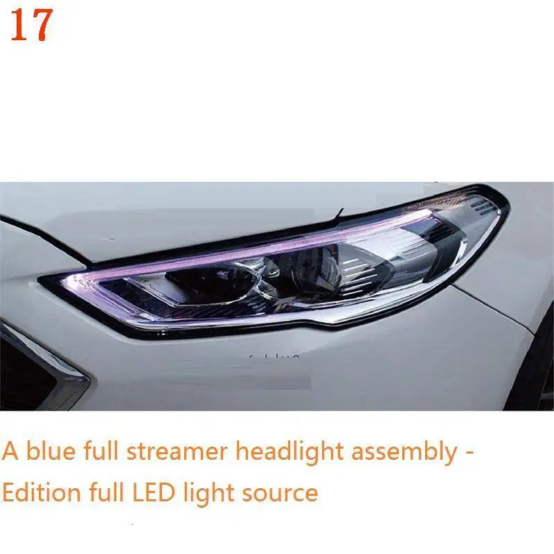 Drl Neblineros Para автозапчасти дневные ходовые огни автомобили Cob внешние светодиодные фары автомобильные фары в сборе для Ford Mondeo