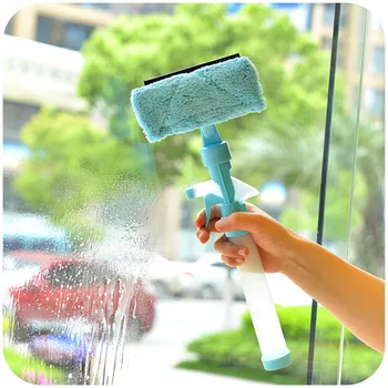 

Multifunction Window Glass Cleaner Portable Non-Slip Double-Sided Floor Spray Water Brush Home Wiper Washing Brush Cleaning Tool