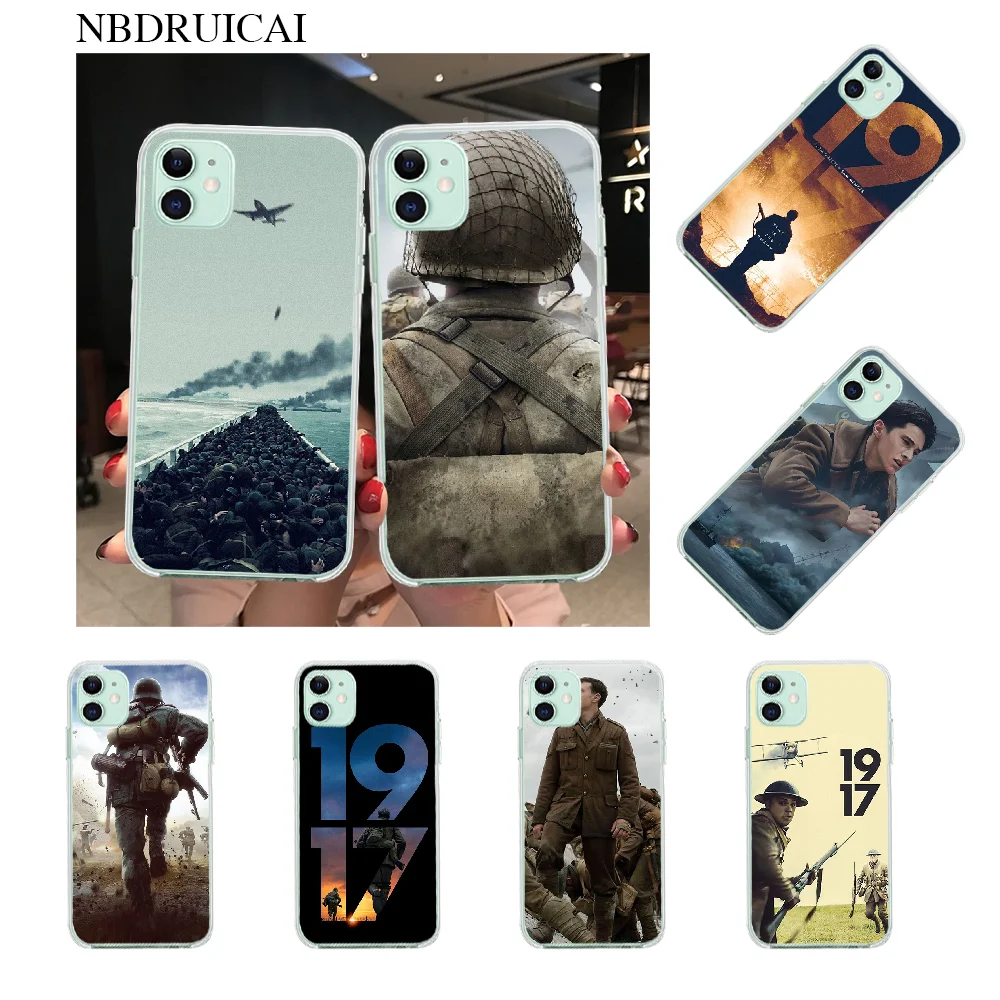 NBDRUICAI 1917 movies Black Soft Shell Phone Case Capa for iPhone 11 pro XS MAX 8 7 6 6S Plus X 5S SE XR cover | Мобильные телефоны