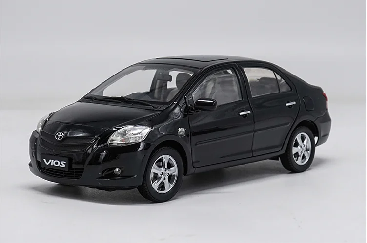Оригинальные заводские литые под давлением 1/18 Vios синий седан литые под давлением металлические классические модели игрушечных автомобилей для подарка, коллекция