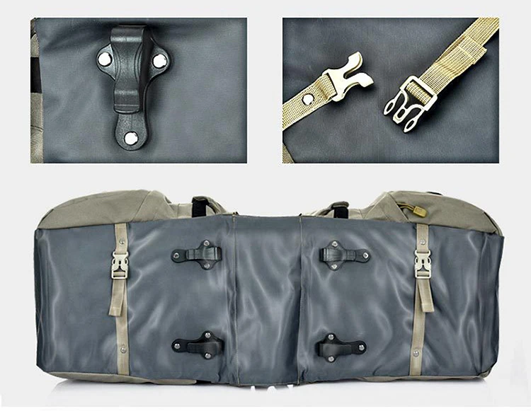 Flash Deal VEQSKING Retro Canvas Bicycle Carrier Bag 50L Rear Rack Trunk Bike Luggage Back Seat Pannier Reflectivs Cycling Storage Two Bag 23 Flash Deal VEQSKING Retro Canvas Bicycle Carrier Bag 50L Rear Rack Trunk Bike Luggage Back Seat Pannier Reflectivs Cycling Storage Two Bag 23