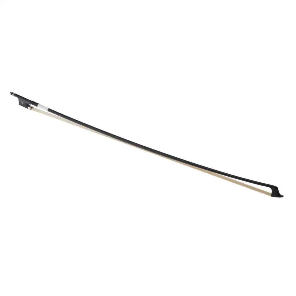 NEW Black Horse Hair Carbon Fiber Violin Bow Good Balance 1/4 Size