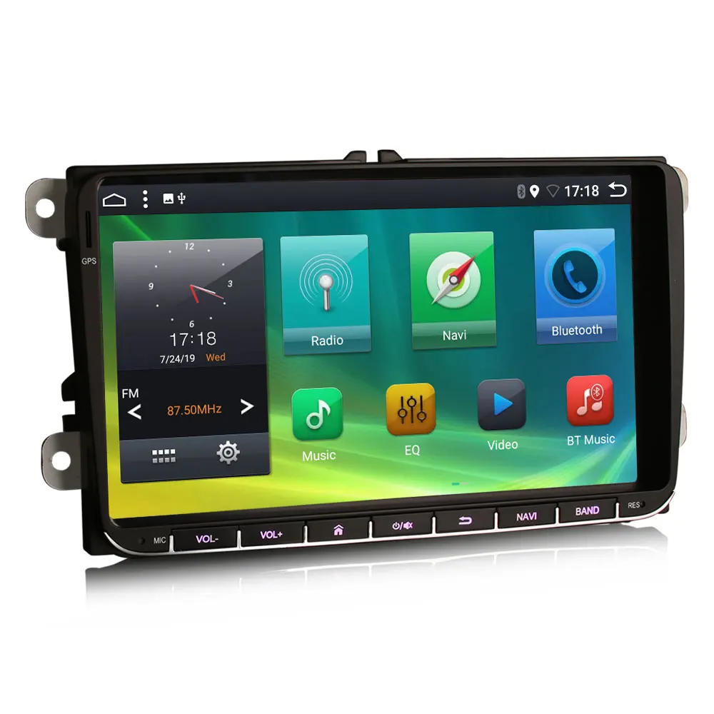 " Android 9,0 Pie OS автомобильный мультимедийный gps радио для Skoda Octavia 2004-2013& Skoda Fabia 2004-& Skoda Fabia Combi 2008