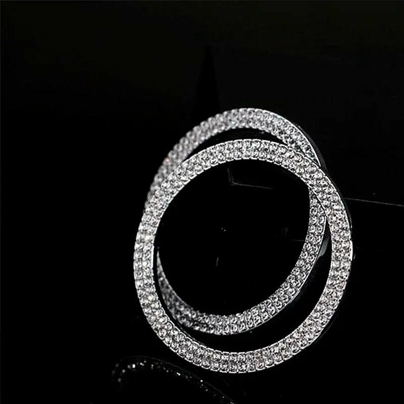 Комплект из 2 предметов, новые сделанные из цинкового сплава твитер Diamond Decorative кольцо для Range Rover Sport модели
