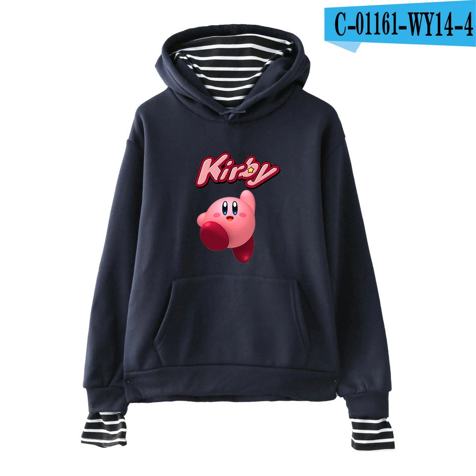 WY14 Kirby серия милые поддельные толстовки из двух частей толстовка горячая Распродажа модные повседневные женские/мужские толстовки Kpops Harajuku толстовки - Цвет: WY14