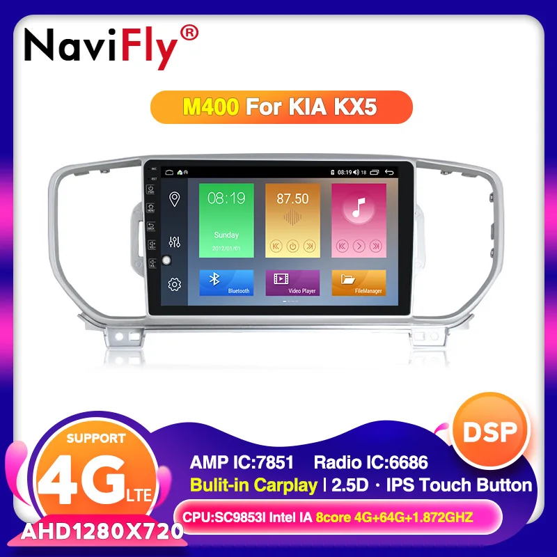 Android 10 0 Восьмиядерный DSP IPS Автомобильная магнитола для KIA Sportage 4 2016 2017 2018 2019 KX5